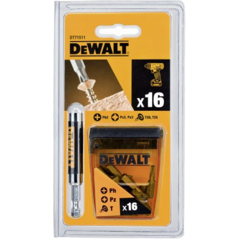 Dewalt Uzgaļu komplekts, 16gb.