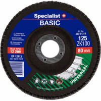 Specialist+ Lapiņu slīpēšanas disks Specialist BASIC 125 ZK100