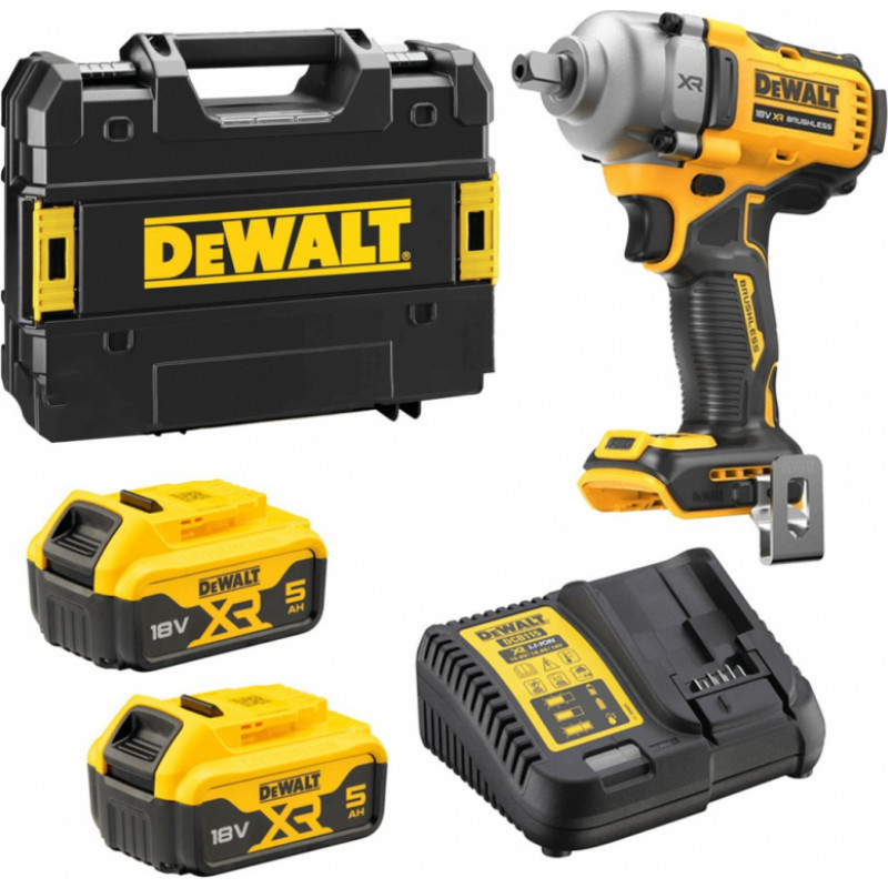 Dewalt Impulsa skrūvgriezis 18V XR 1/2'' 2X5Ah TSTAK