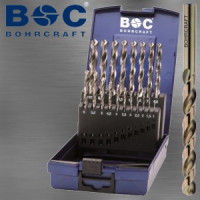 Bohrcraft Urbju komplekts BOHRCRAFT KE10 HSS-E ABS-Box /1-10x0,5/19-gab.