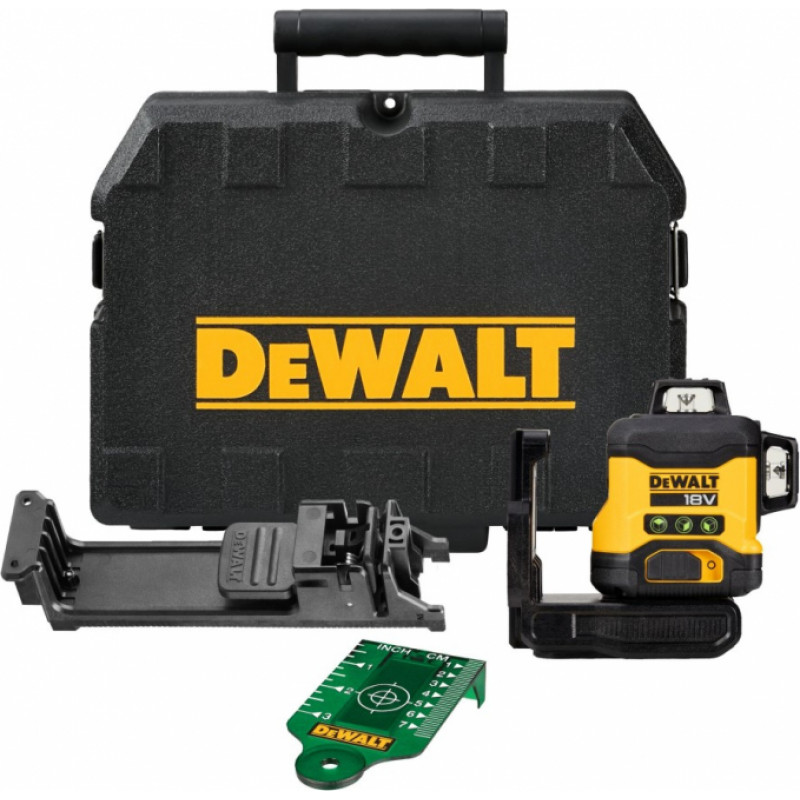 Dewalt Multilīniju lāzeris 18V 3x360 zaļs b/a