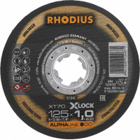 Rhodius Met.pj. diskas XT70 125x1,0x22 X-LOCK