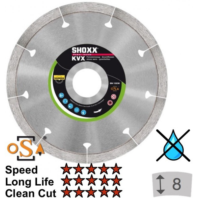 Samedia Dimanta disks SAMEDIA KVX 125x22/1,5