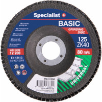 Specialist+ Lapiņu slīpēšanas disks Specialist BASIC 125 ZK40