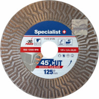 Specialist+ dimanta griešanas - slīpēšanas disks, 125 mm