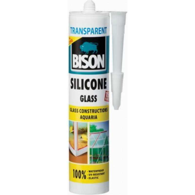 Bison silikons stiklam caurspīdīgs 310ml