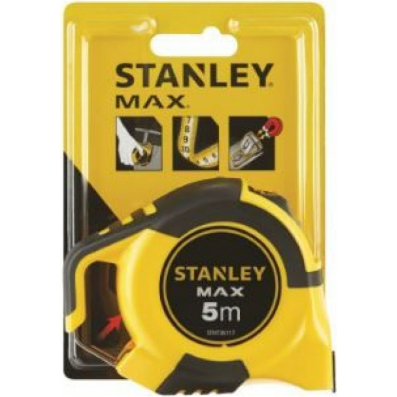 Stanley 5M X 25MM MAX mērlenta ar magnētu