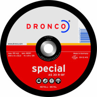 Osborn-Dronko Slīpēšanas disks DRONCO AS30R T27 (180 x 6,0 x2 2,23)